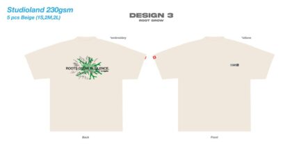 Root grows in silence (Beige)